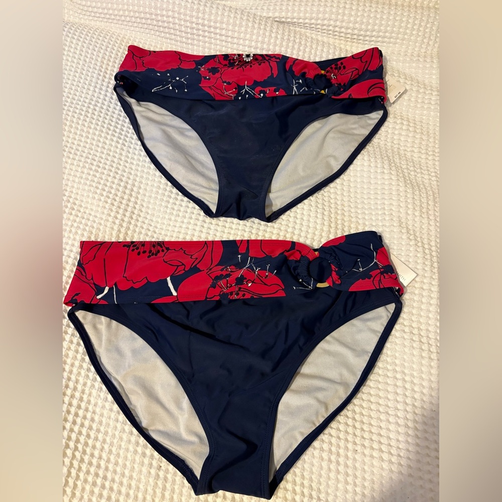 Jaclyn Smith Navy Swimwear NEW bottoms